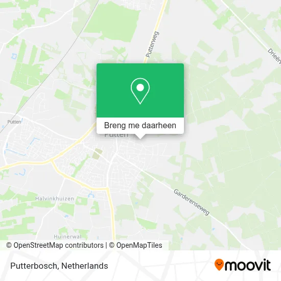Putterbosch kaart