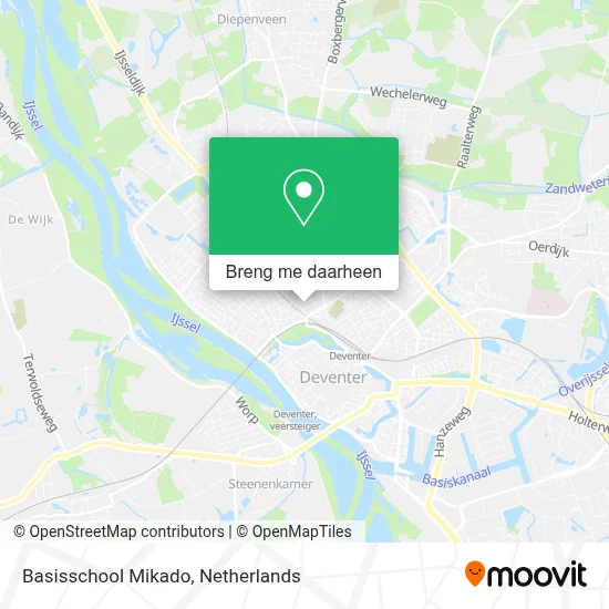 Basisschool Mikado kaart