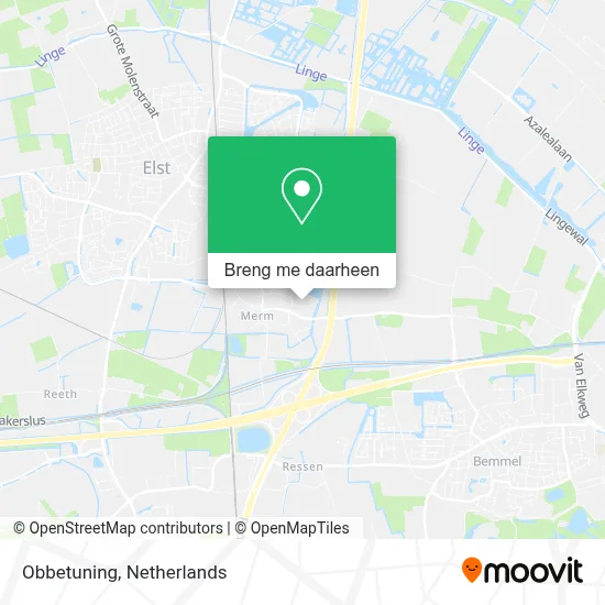Obbetuning kaart