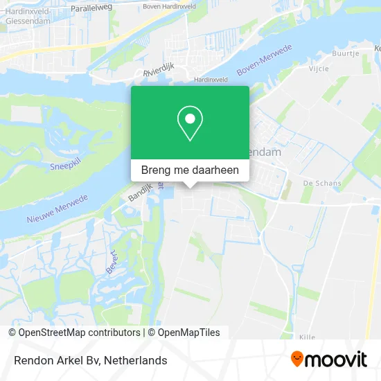 Rendon Arkel Bv kaart