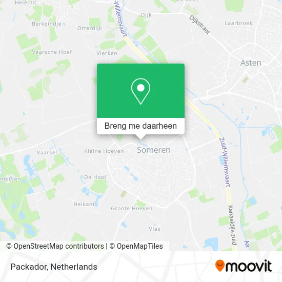 Packador kaart