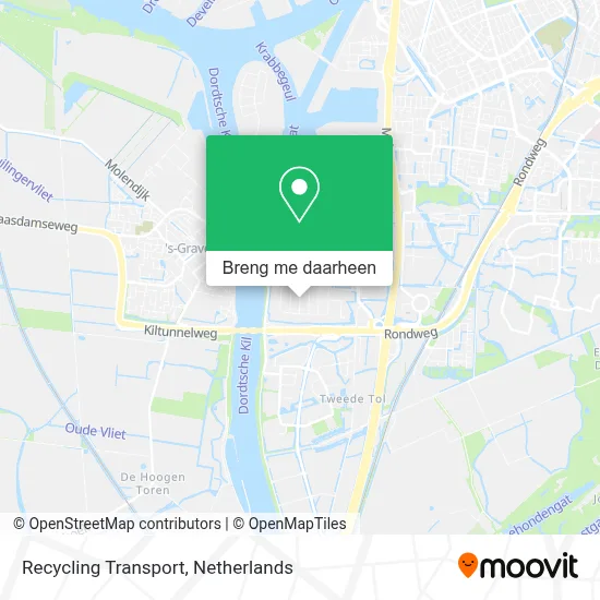 Recycling Transport kaart