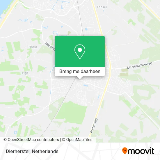 Dierherstel kaart
