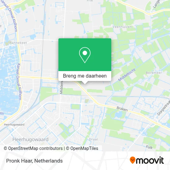 Pronk Haar kaart