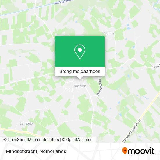 Mindsetkracht kaart