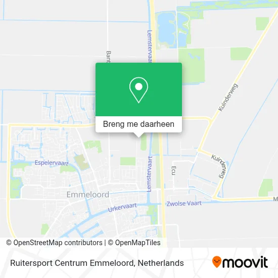 Ruitersport Centrum Emmeloord kaart