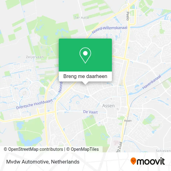 Mvdw Automotive kaart
