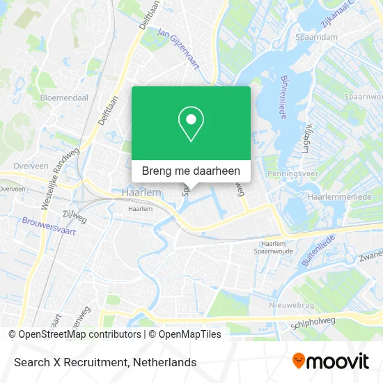 Search X Recruitment kaart