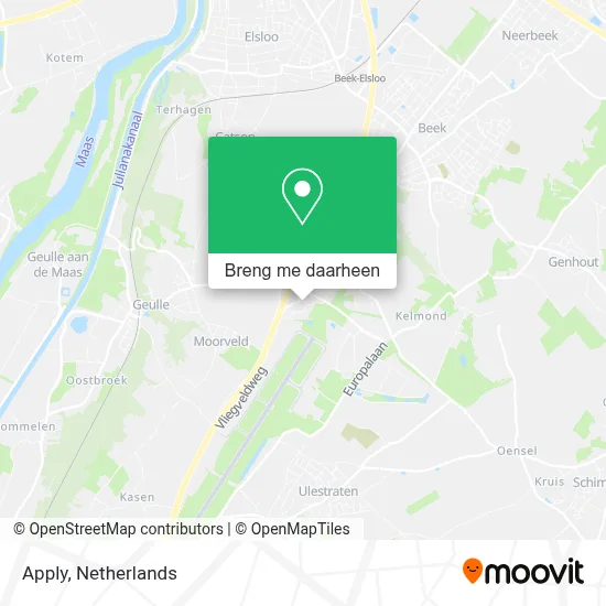 Apply kaart