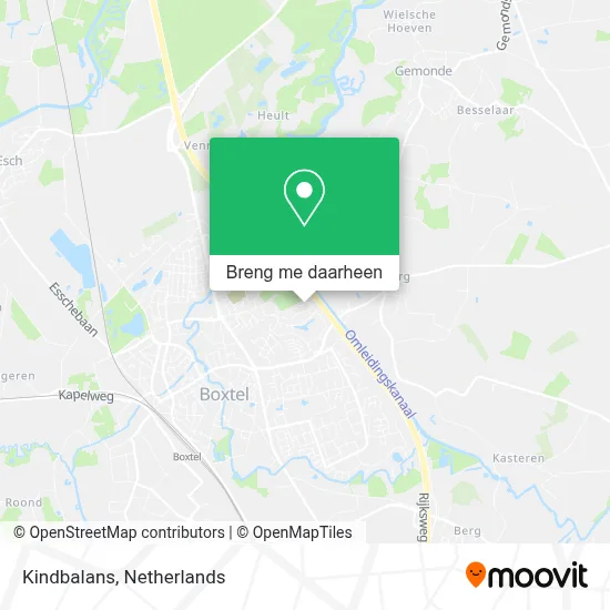 Kindbalans kaart