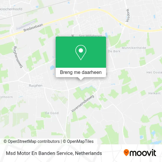 Msd Motor En Banden Service kaart