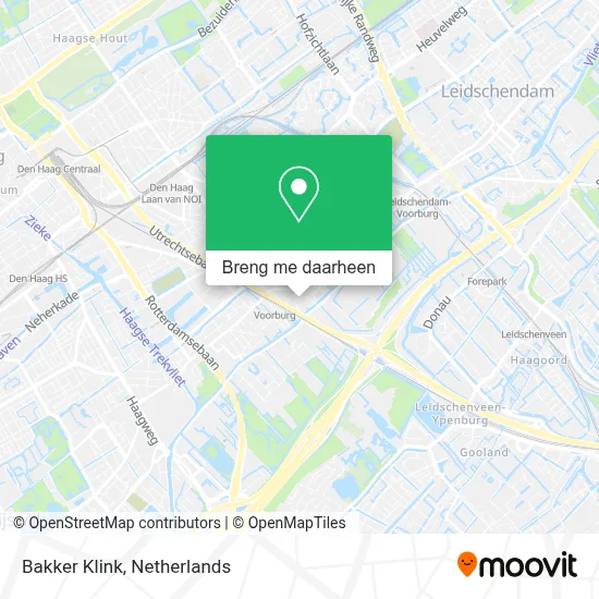 Bakker Klink kaart
