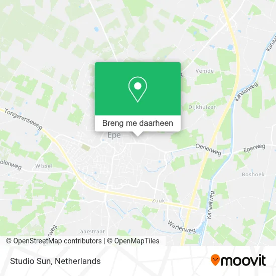 Studio Sun kaart