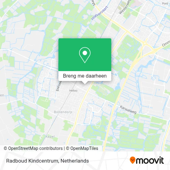 Radboud Kindcentrum kaart