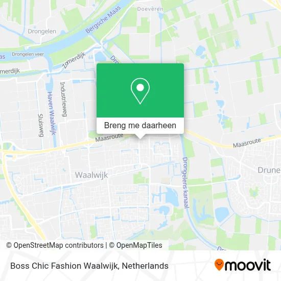 Boss Chic Fashion Waalwijk kaart