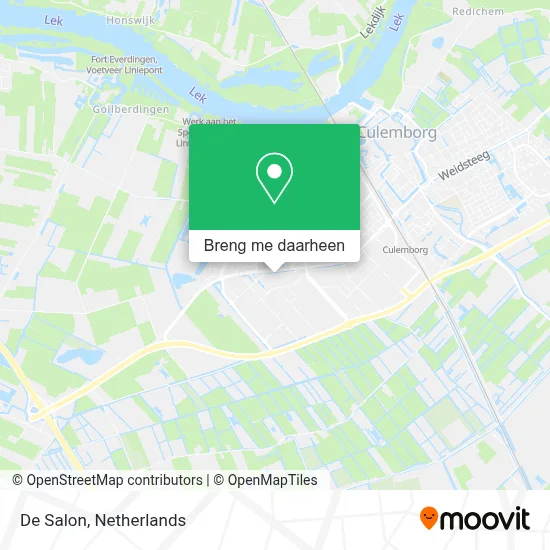 De Salon kaart