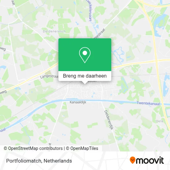 Portfoliomatch kaart