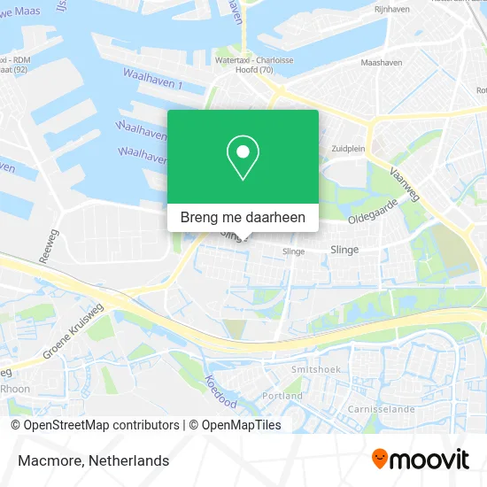 Macmore kaart