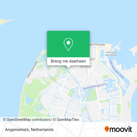 Angenietea's kaart