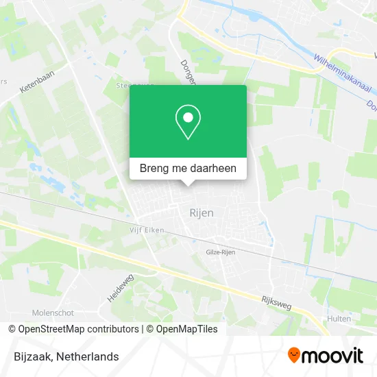 Bijzaak kaart
