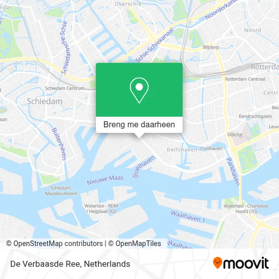 De Verbaasde Ree kaart