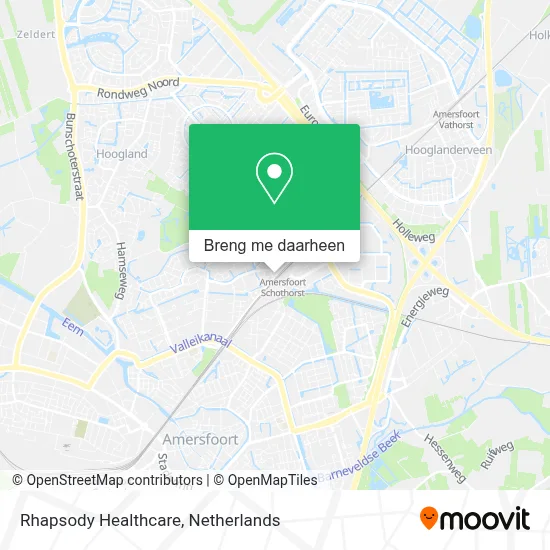 Rhapsody Healthcare kaart