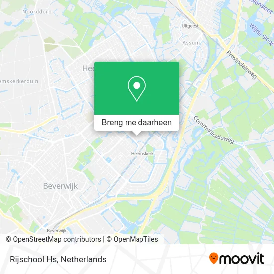 Rijschool Hs kaart