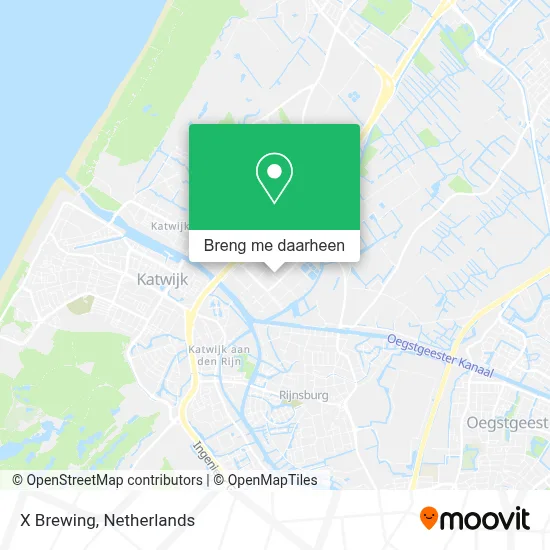 X Brewing kaart