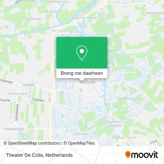 Theater De Colle kaart