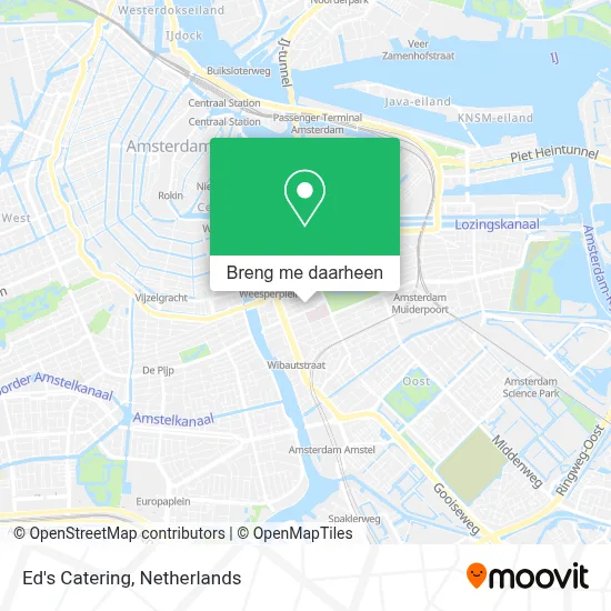Ed's Catering kaart