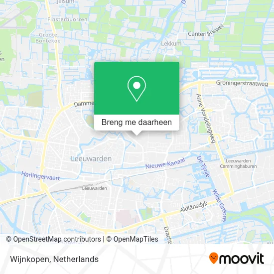 Wijnkopen kaart