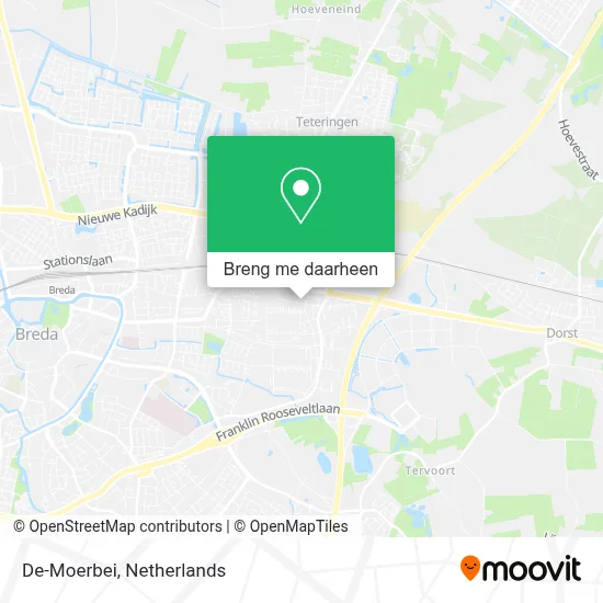 De-Moerbei kaart