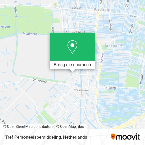 Tref Personeelsbemiddeling kaart