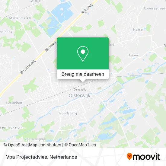 Vpa Projectadvies kaart