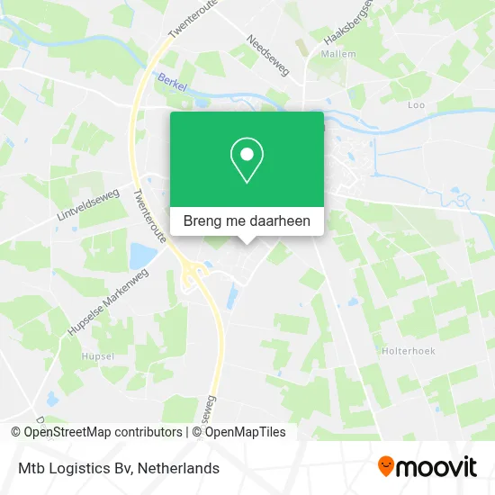 Mtb Logistics Bv kaart