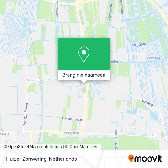 Huizer Zonwering kaart