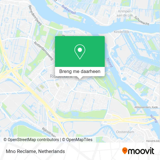Mno Reclame kaart