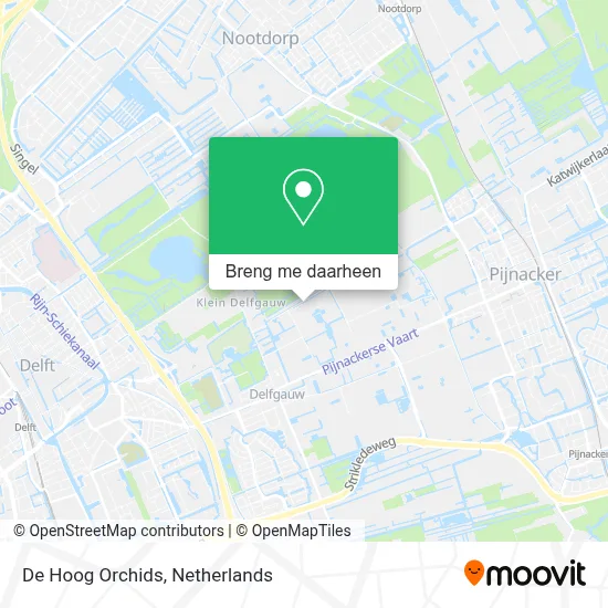 De Hoog Orchids kaart