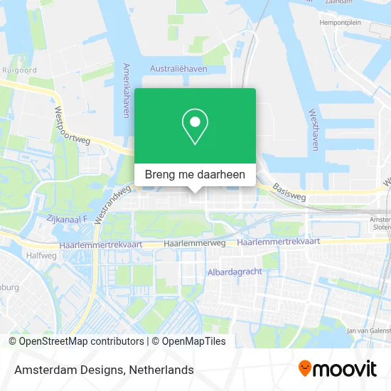 Amsterdam Designs kaart