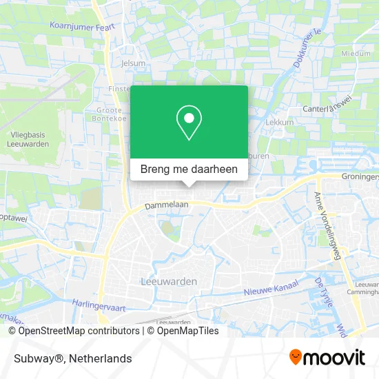 Subway® kaart