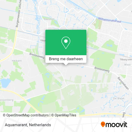 Aquamarant kaart