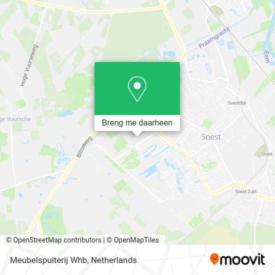 Meubelspuiterij Whb kaart