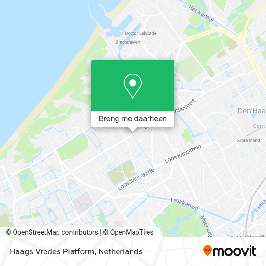 Haags Vredes Platform kaart