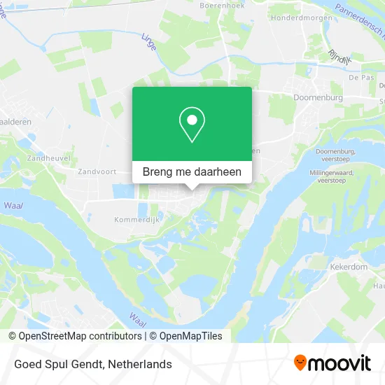 Goed Spul Gendt kaart