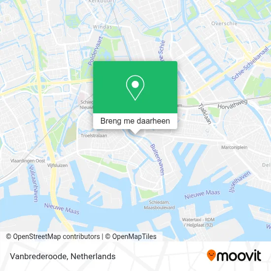 Vanbrederoode kaart