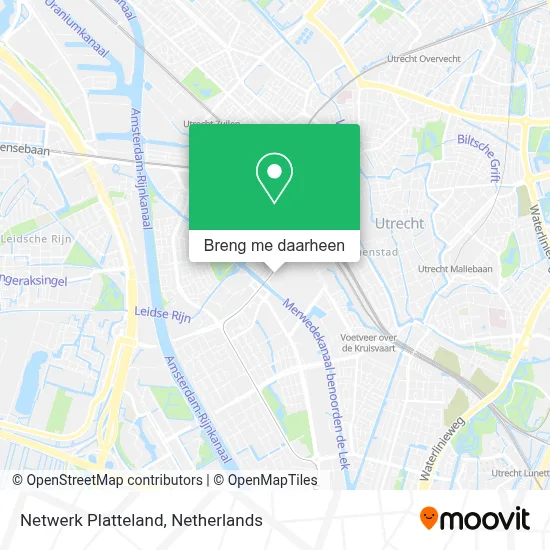 Netwerk Platteland kaart