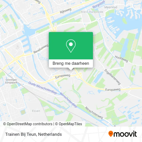 Trainen Bij Teun kaart