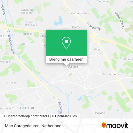 Mbc Garagedeuren kaart