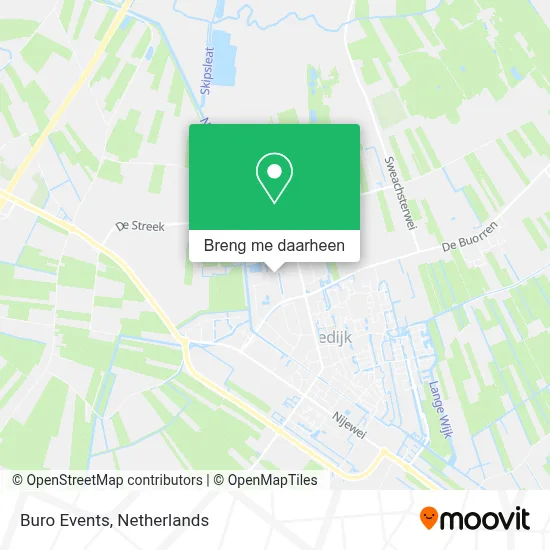 Buro Events kaart