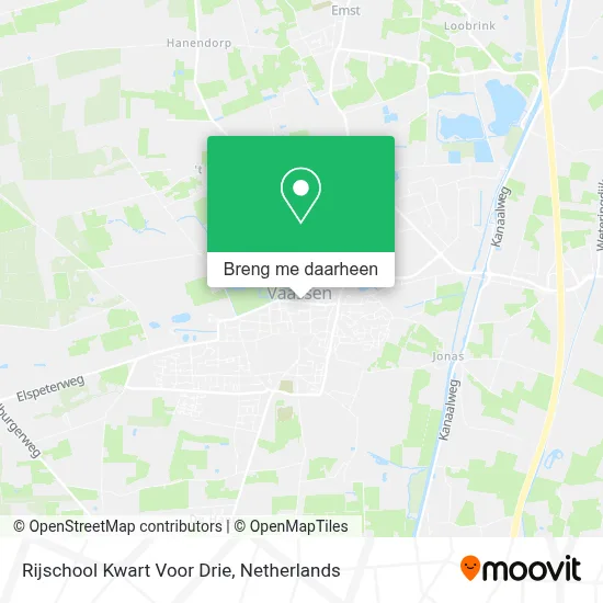 Rijschool Kwart Voor Drie kaart
